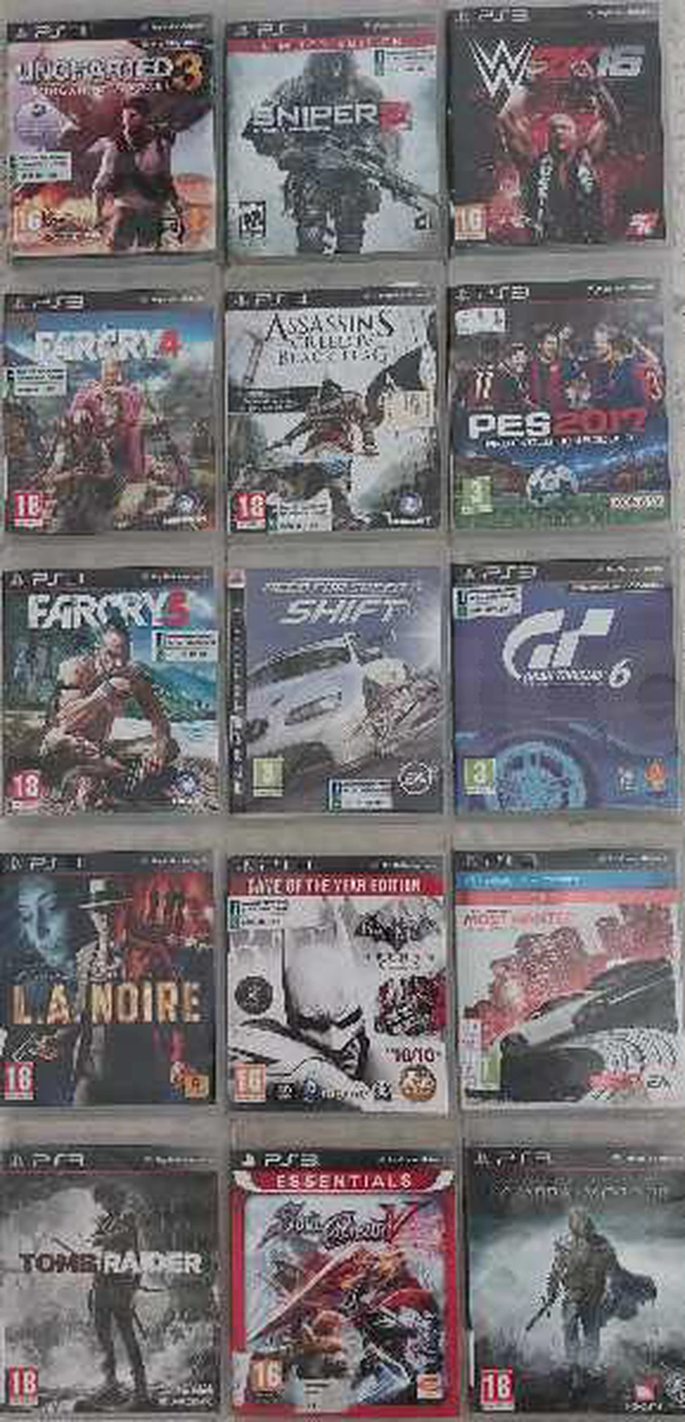 Jeux Ps3 Originaux