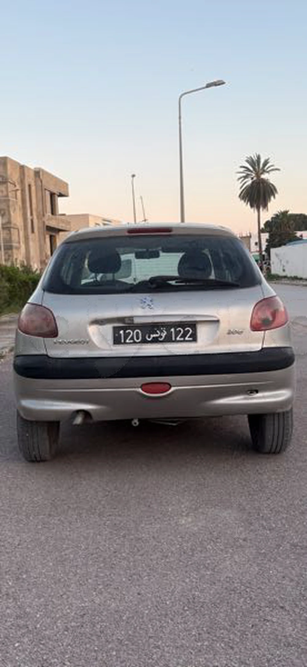 Carte voiture Peugeot 206