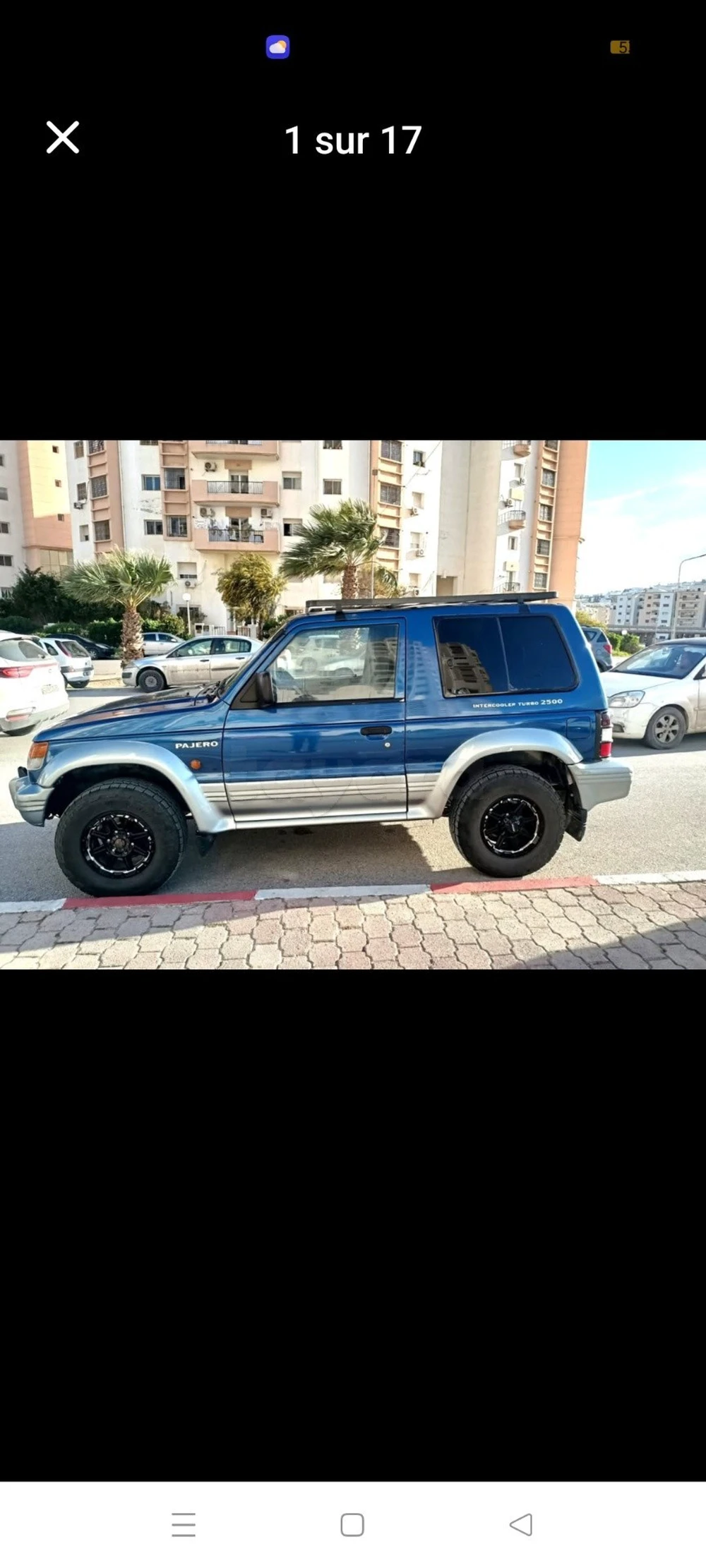 Carte voiture Mitsubishi Pajero