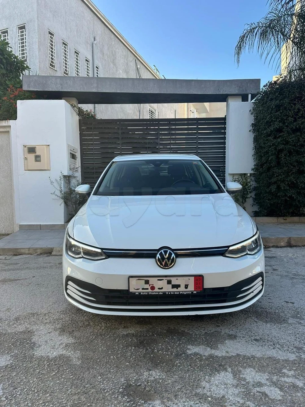 Carte voiture Volkswagen Golf 8