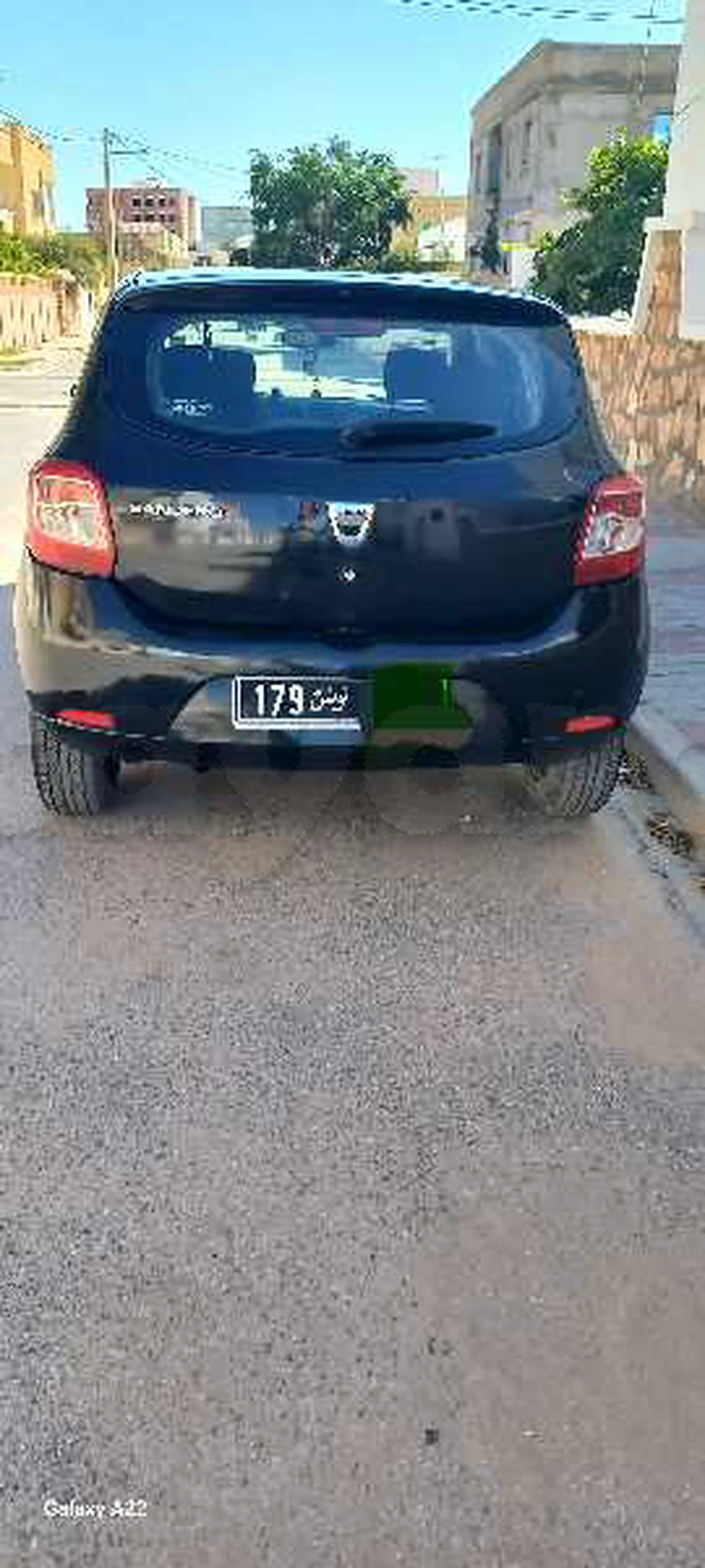 Carte voiture Dacia Sandero