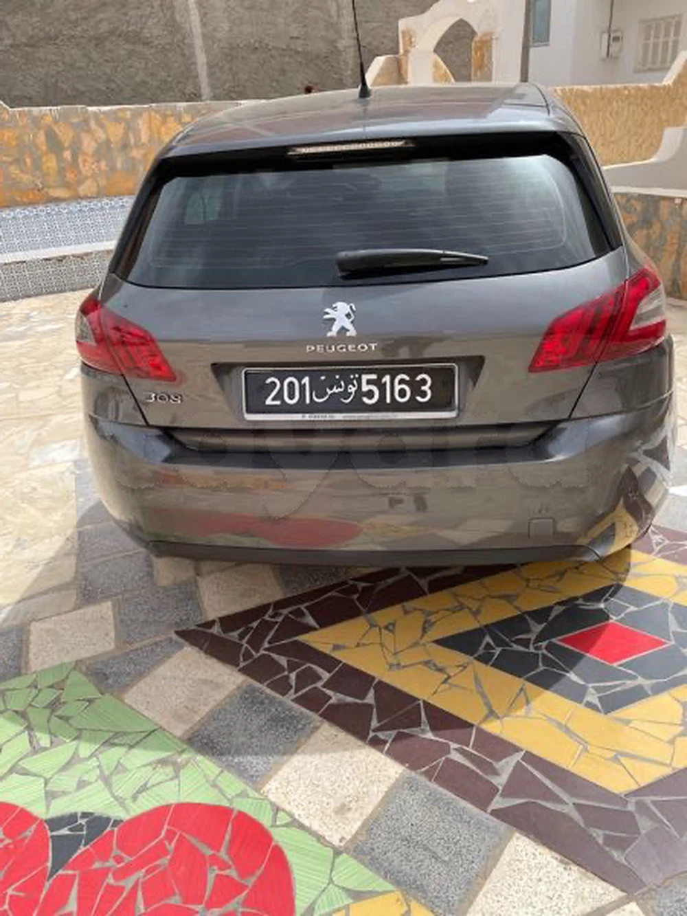 Carte voiture Peugeot 308