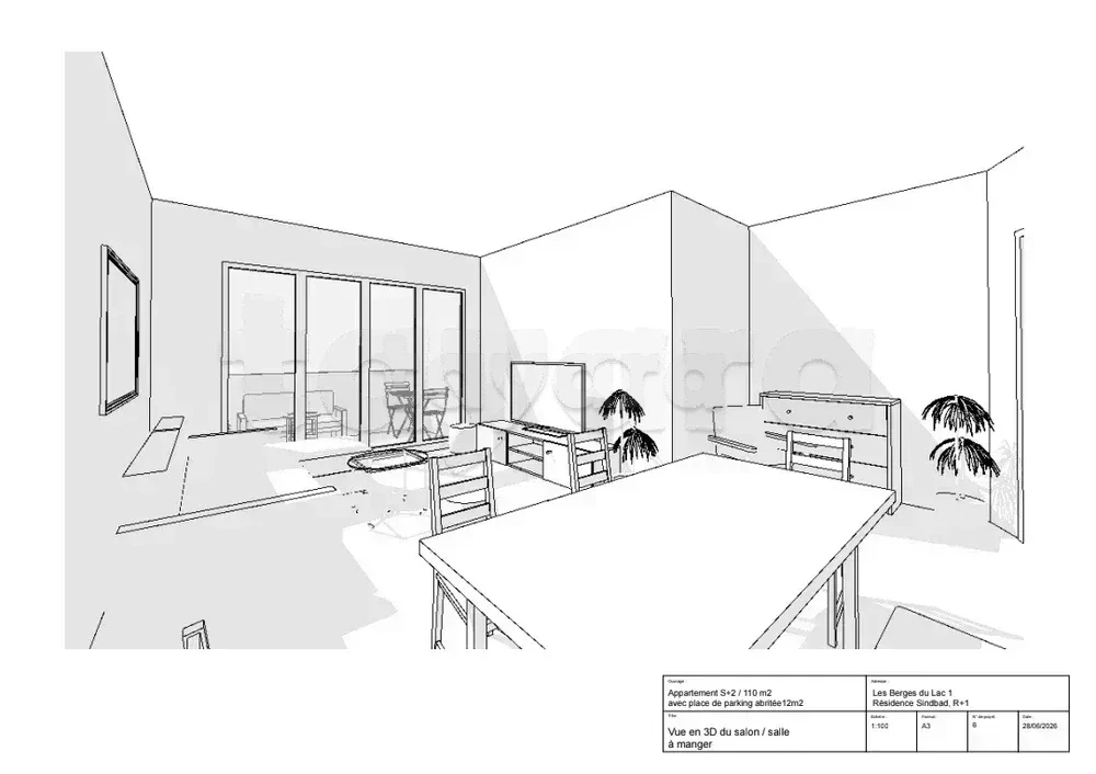 APPARTEMENT S+2 AU LAC 1