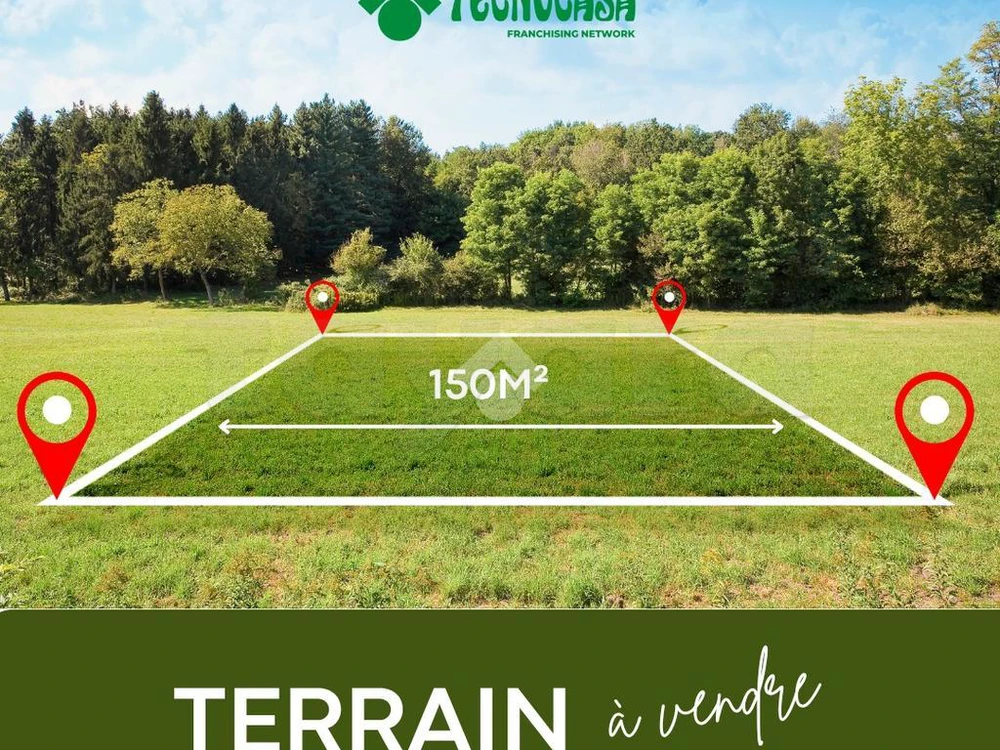 à vendre : Terrain de 150 m² pour habitation à el Omrane supérieur