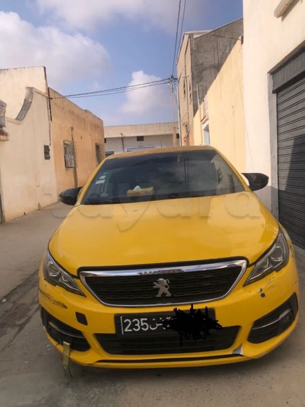 Carte voiture Peugeot 308