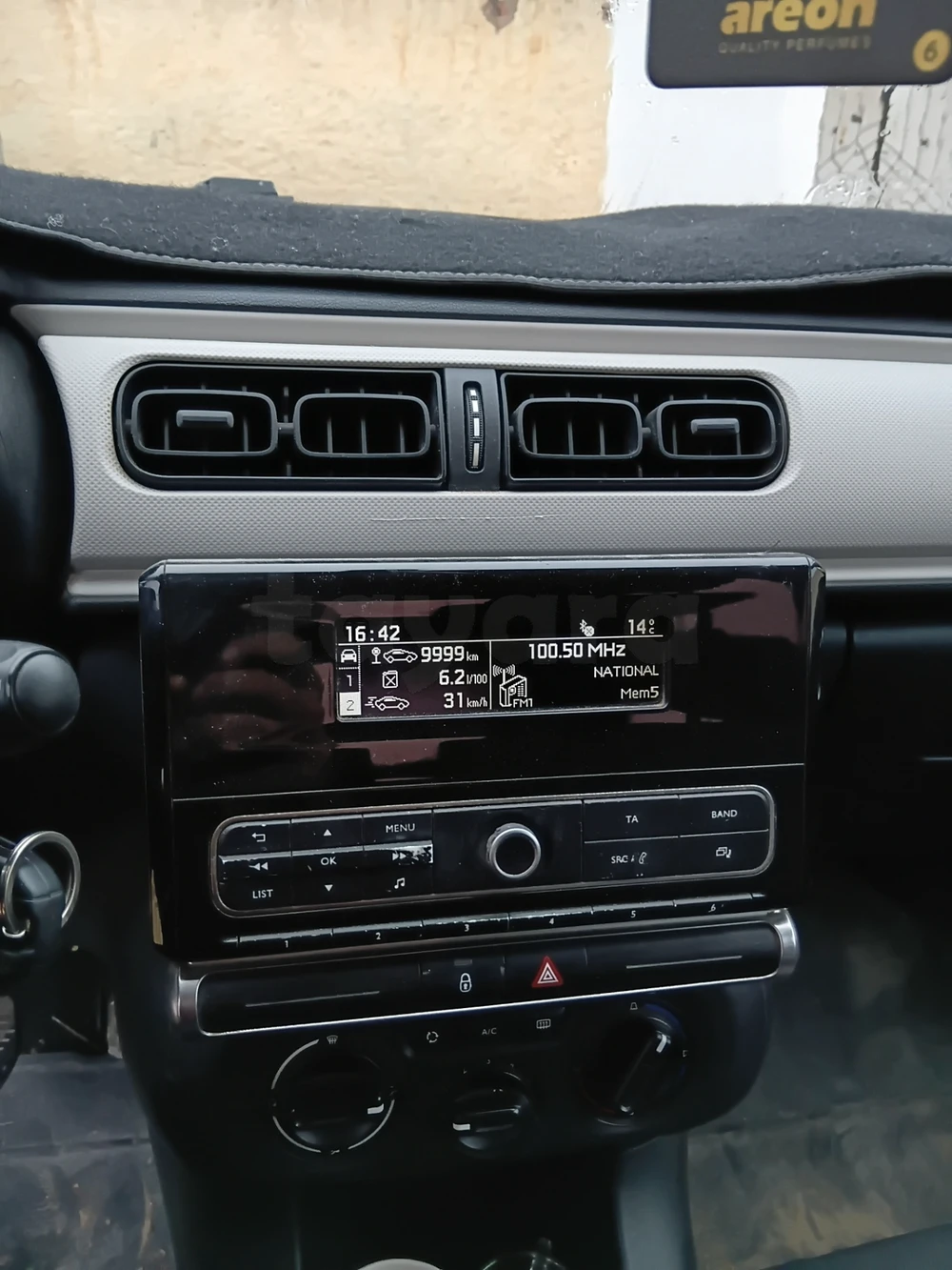 Carte voiture Citroen C3