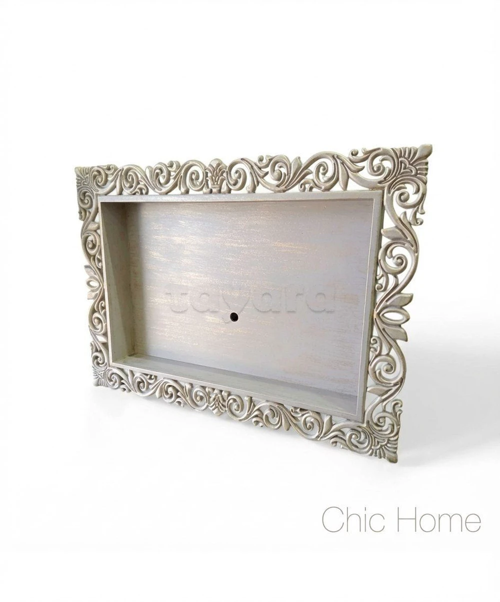 Cadre TV LARA – Grège Doré | Chic Home