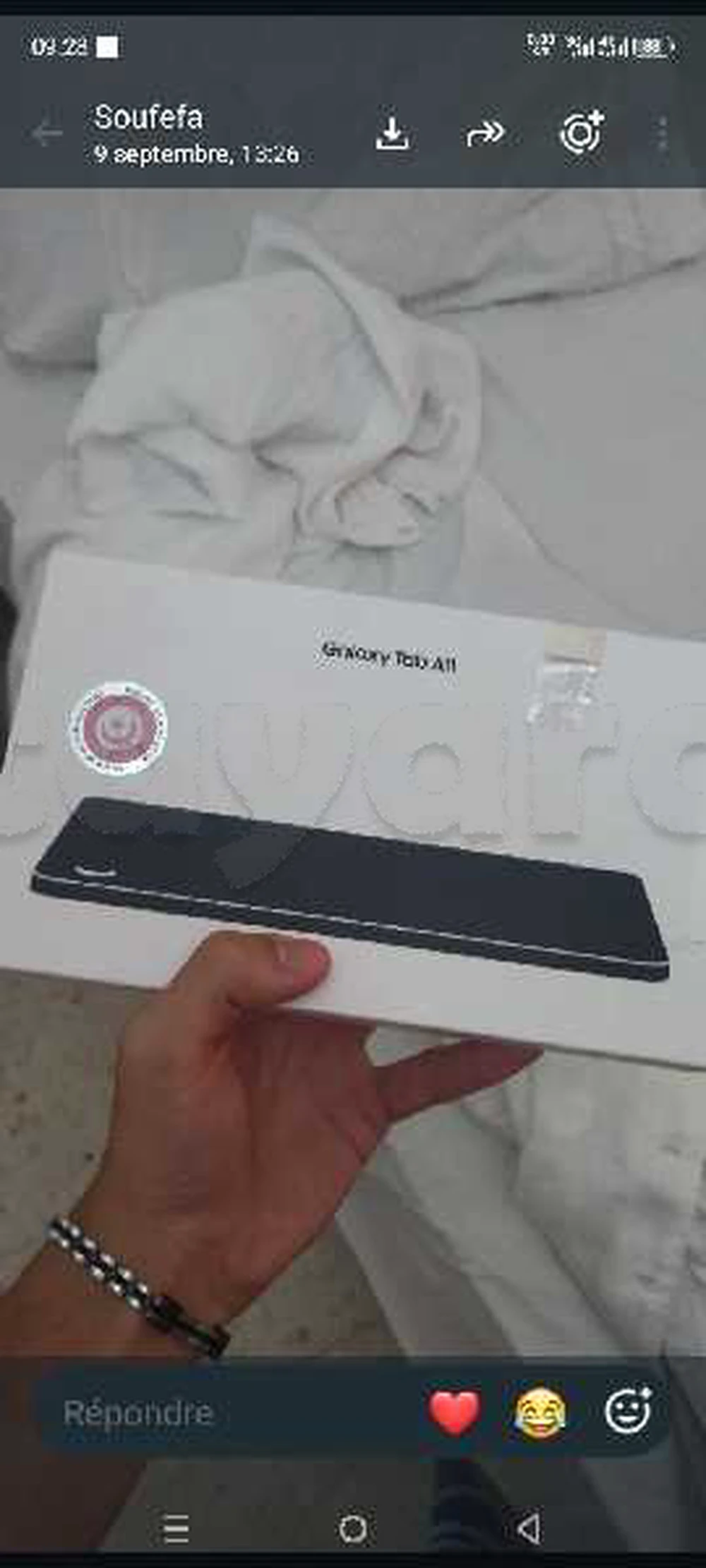 tablette Galaxy tab a 11 cachetée