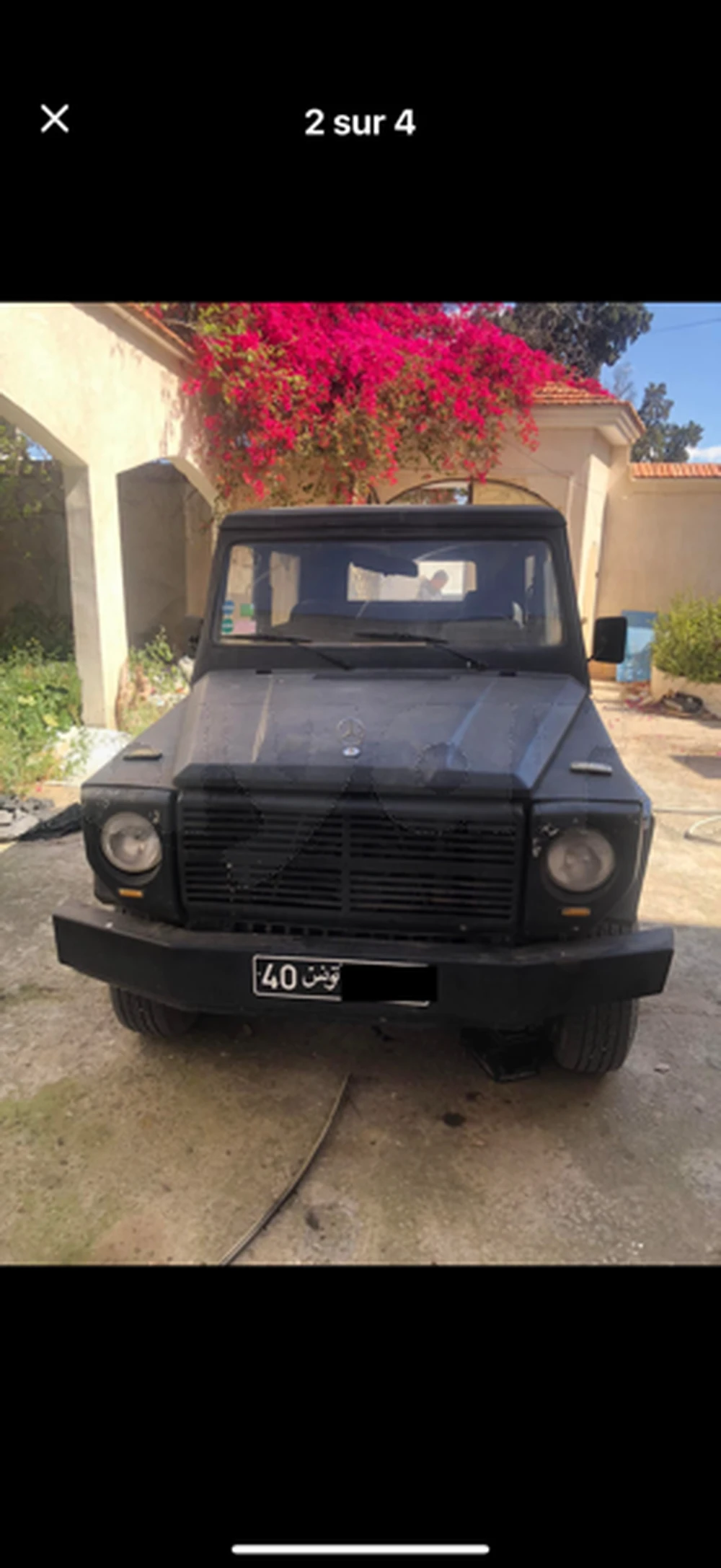 Carte voiture Mercedes-Benz Classe G