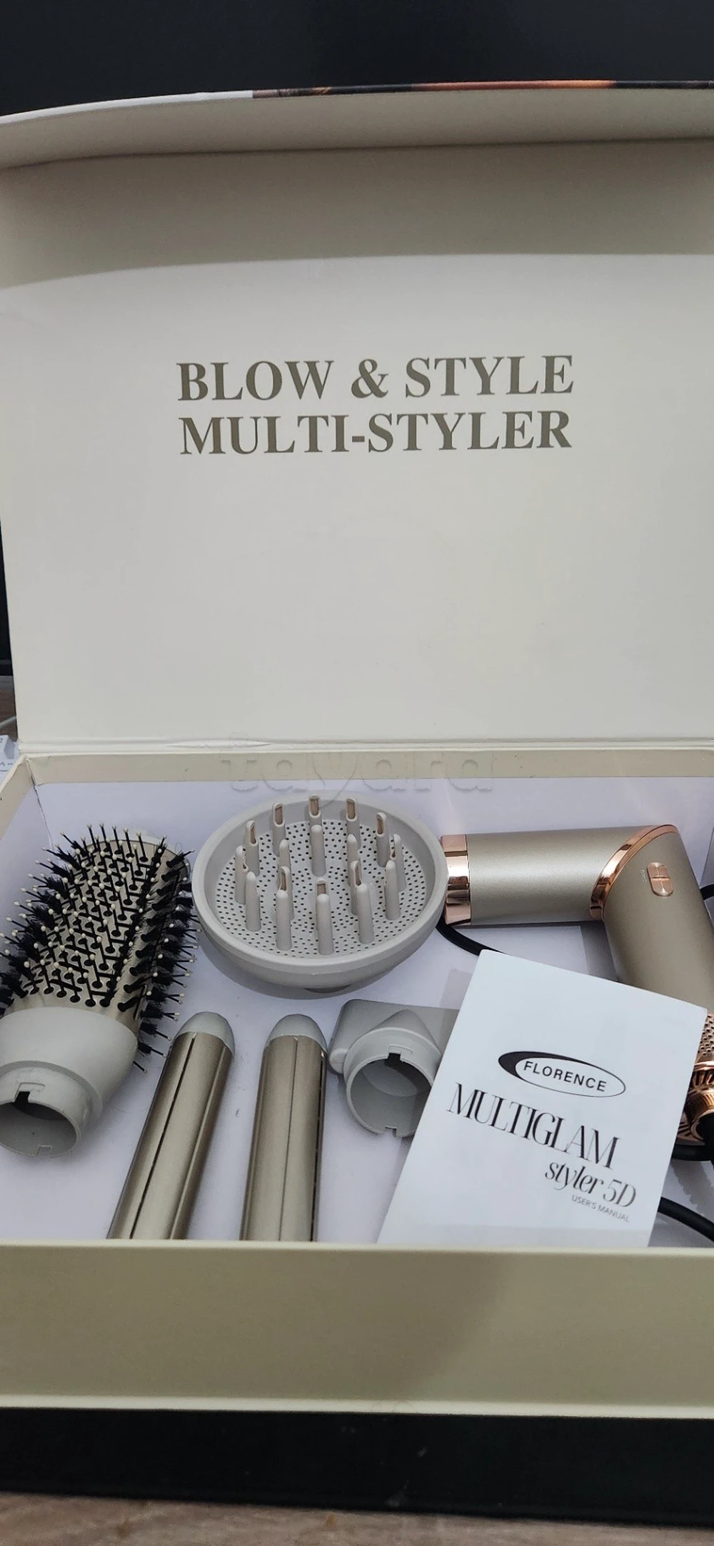 Coffret Brosse Soufflante 5 en 1 Florence 1000W