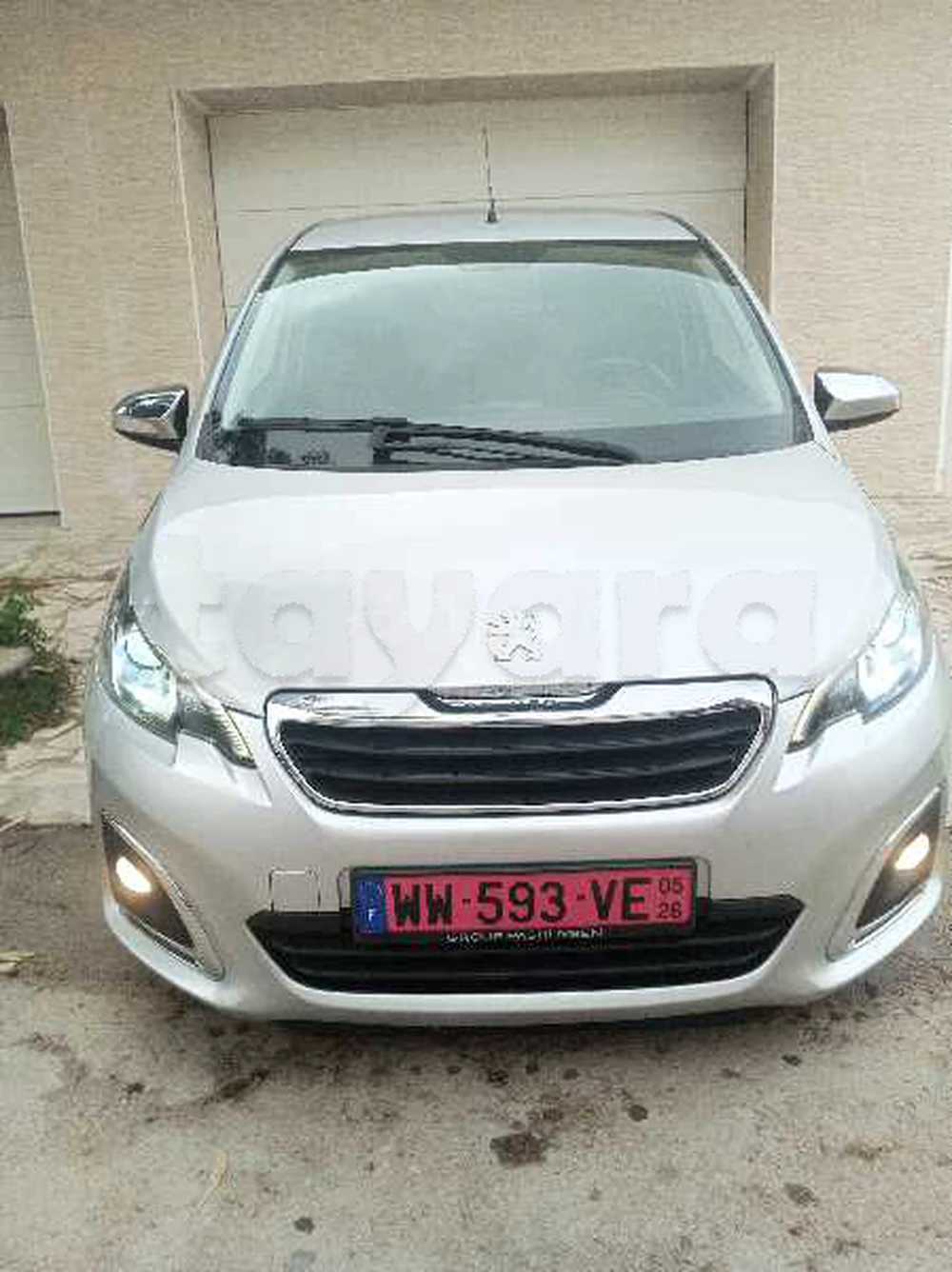 Carte voiture Peugeot 107