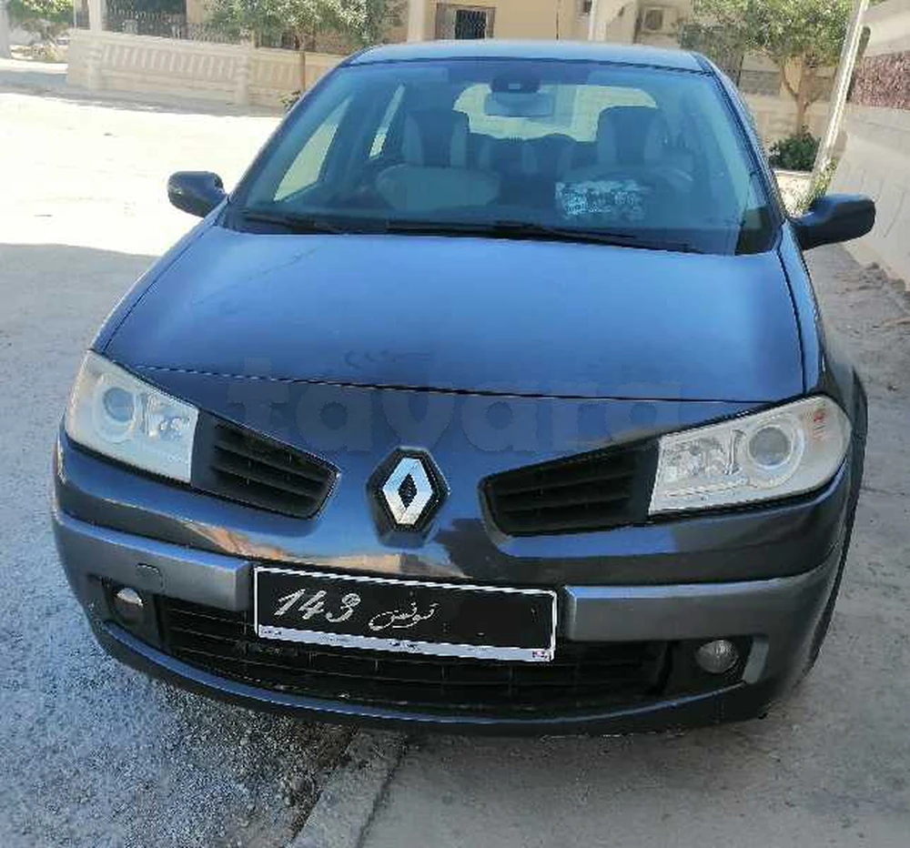 Carte voiture Renault Megane