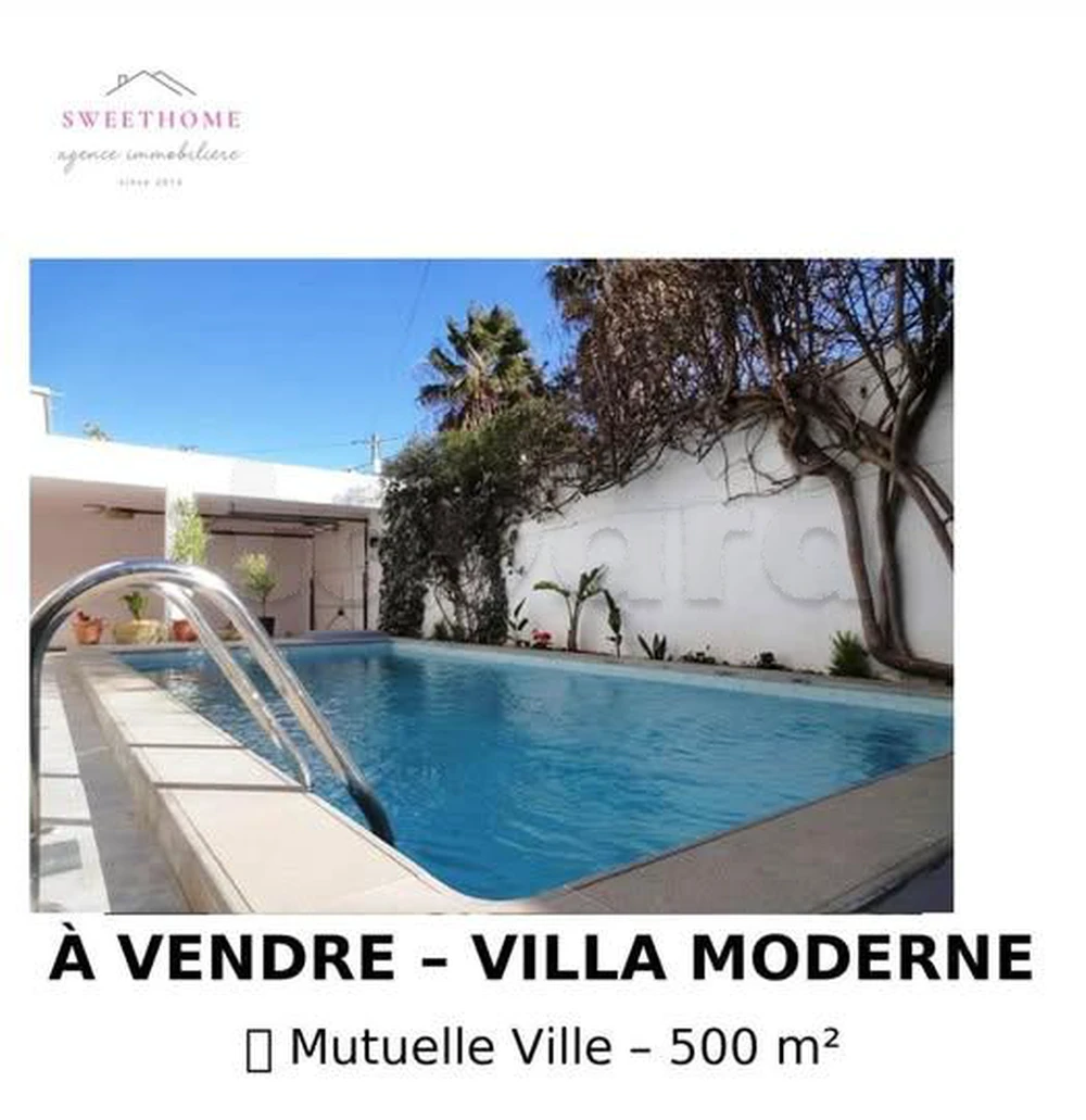Villa de charme a vendre à Mutuelle Ville