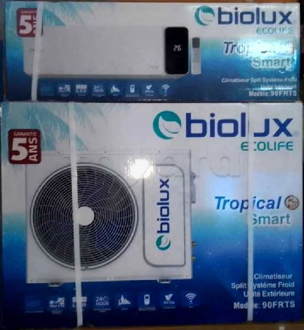 ⭐TOp PrOmO⭐Climatiseur BIOLUX 9000 btu Tropicalisé on /Off Chaud & Froid T3 Gratuite 5 ans 🧑‍🔧 🏠 🛻 🛻