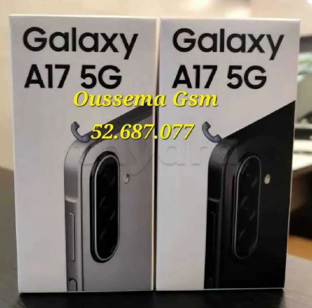 Samsung Galaxy A17 5G Neuf cacheté Sous blister Validé 
Tél:52687077