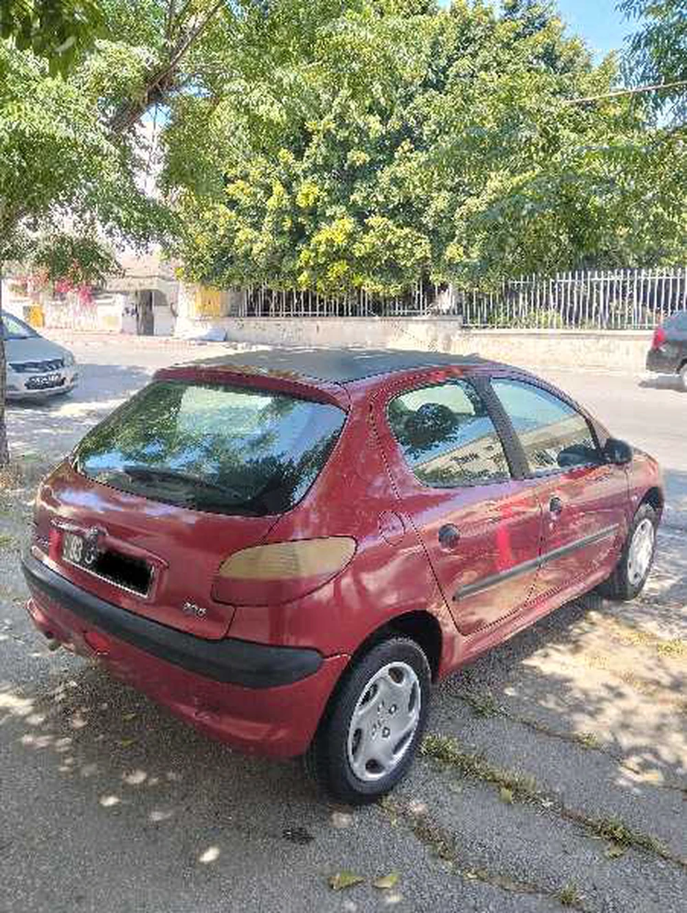 Carte voiture Peugeot 206