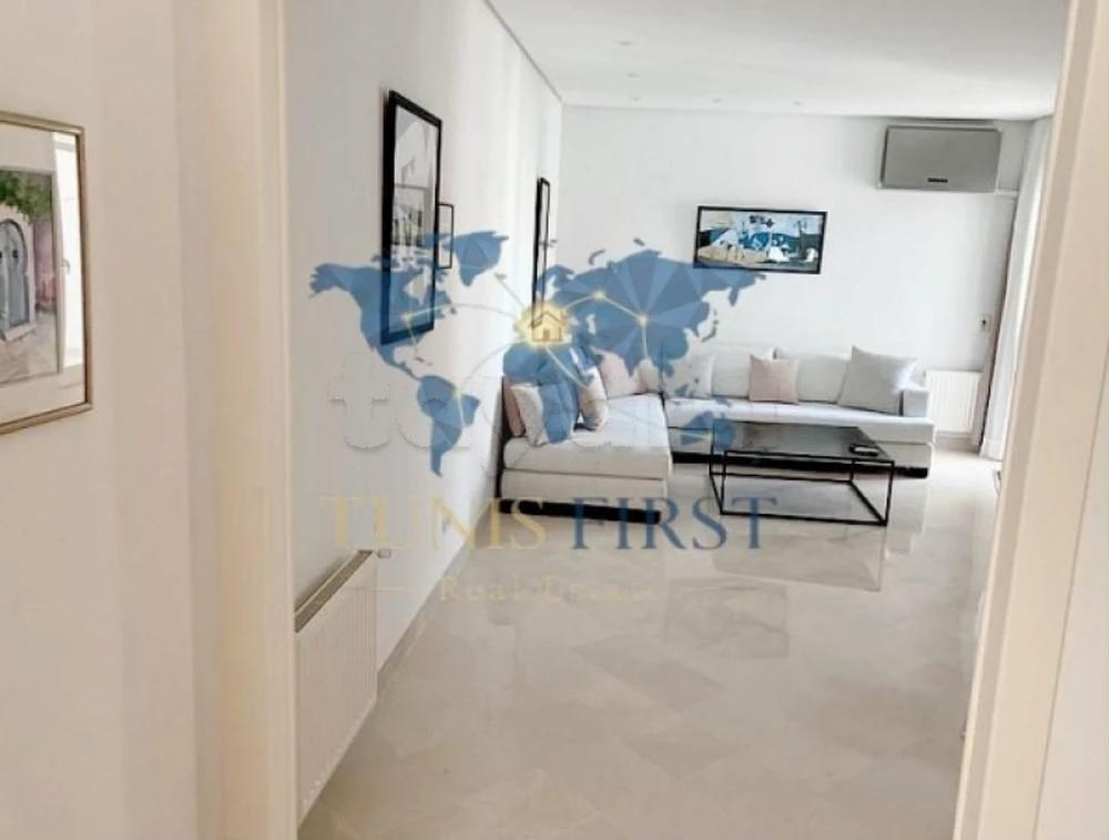 A Louer appartement S+2 Meublé à Gammarth