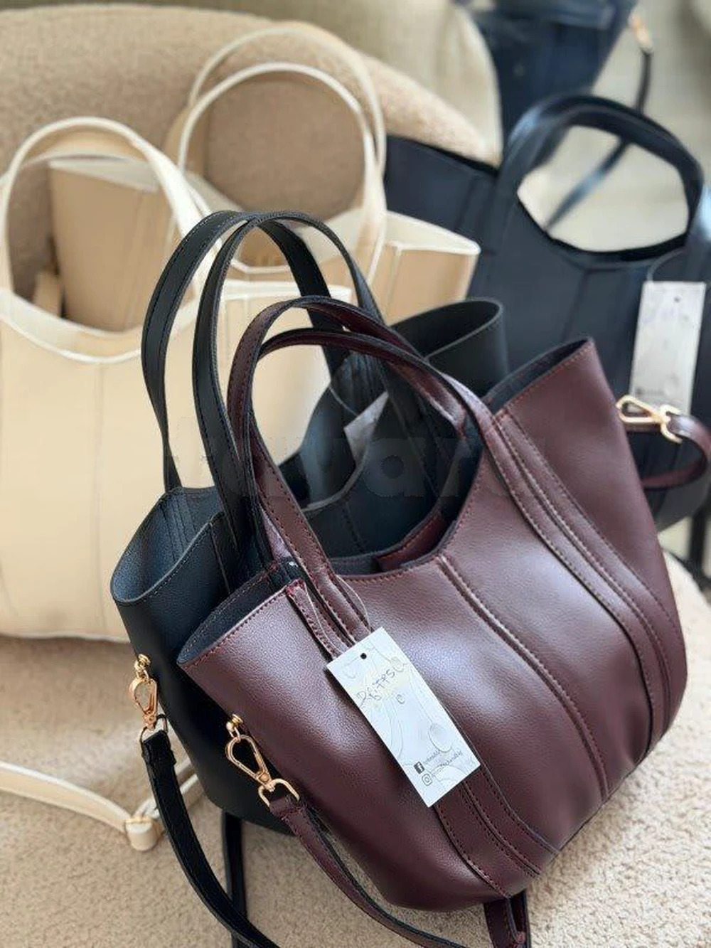 Sac à main femme Mini City avec bandoulière - 4 couleurs