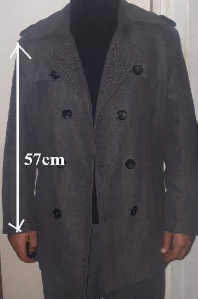 Manteau cachemire gris très bonne