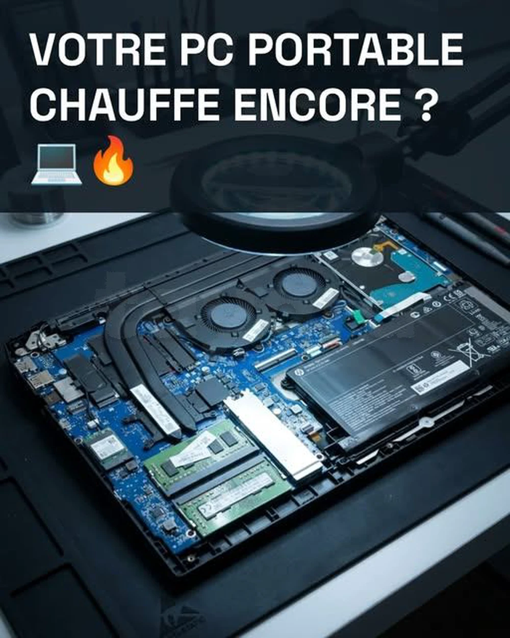 nettoyage + pâte thermique