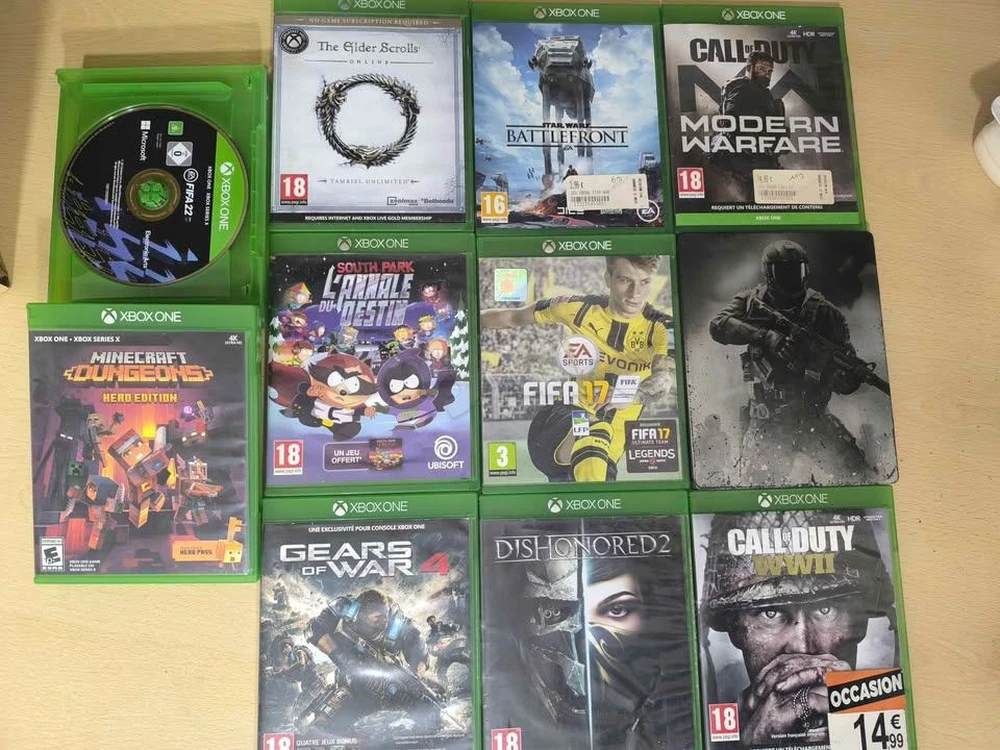 JEUX XBOX ONE ONE X ET SERIES X