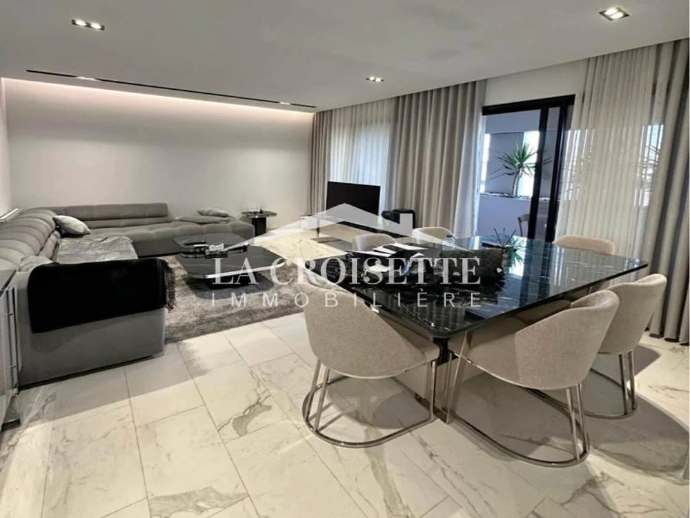 Appartement s2 meublé à louer aux Jardins de Carthage MAL2221
