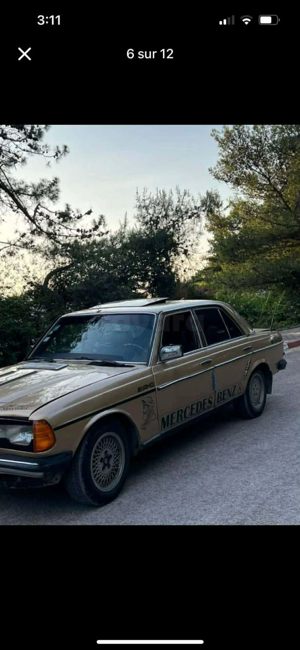 Carte voiture Mercedes-Benz 240