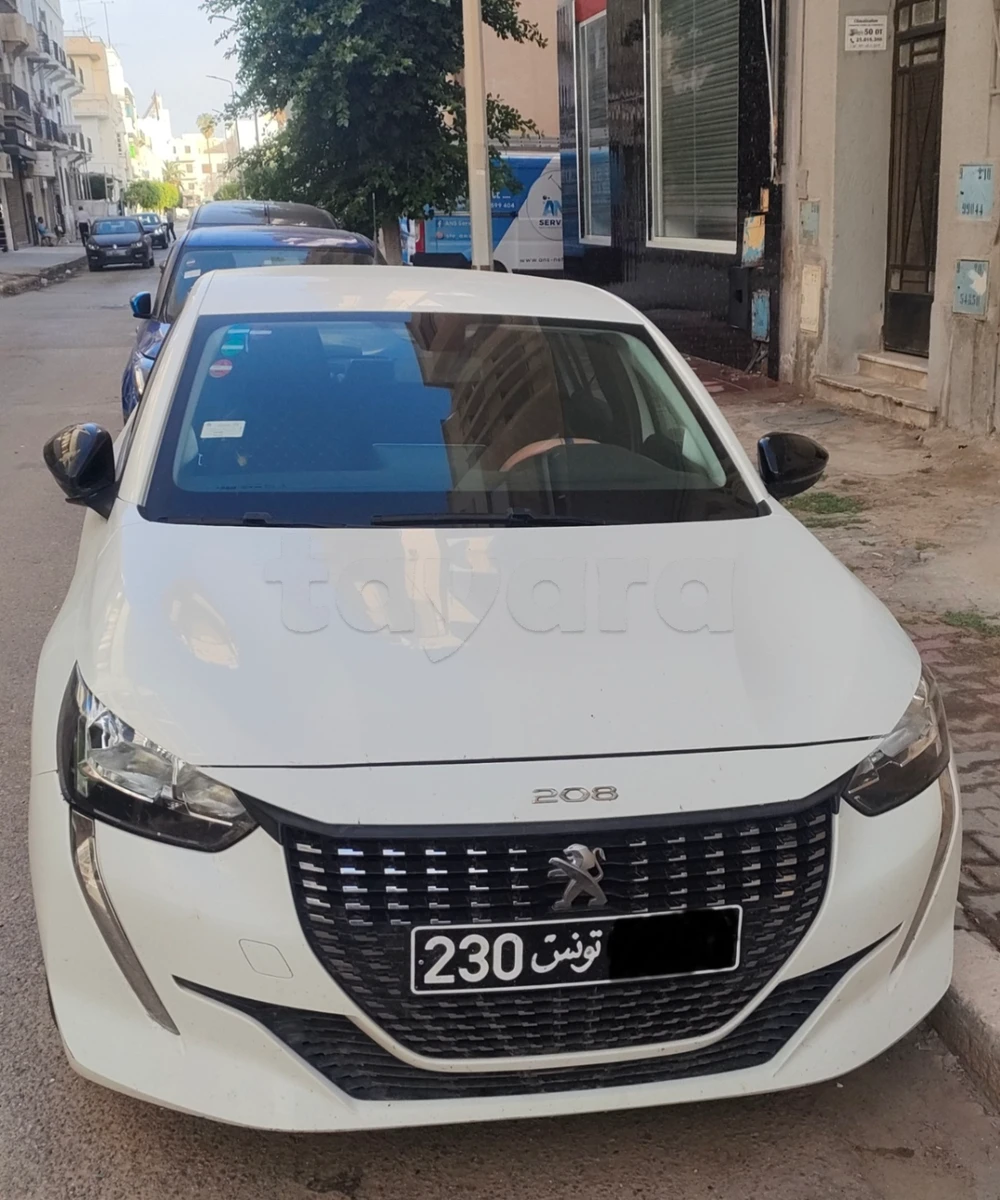 Carte voiture Peugeot 208