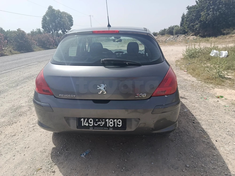 Carte voiture Peugeot 308
