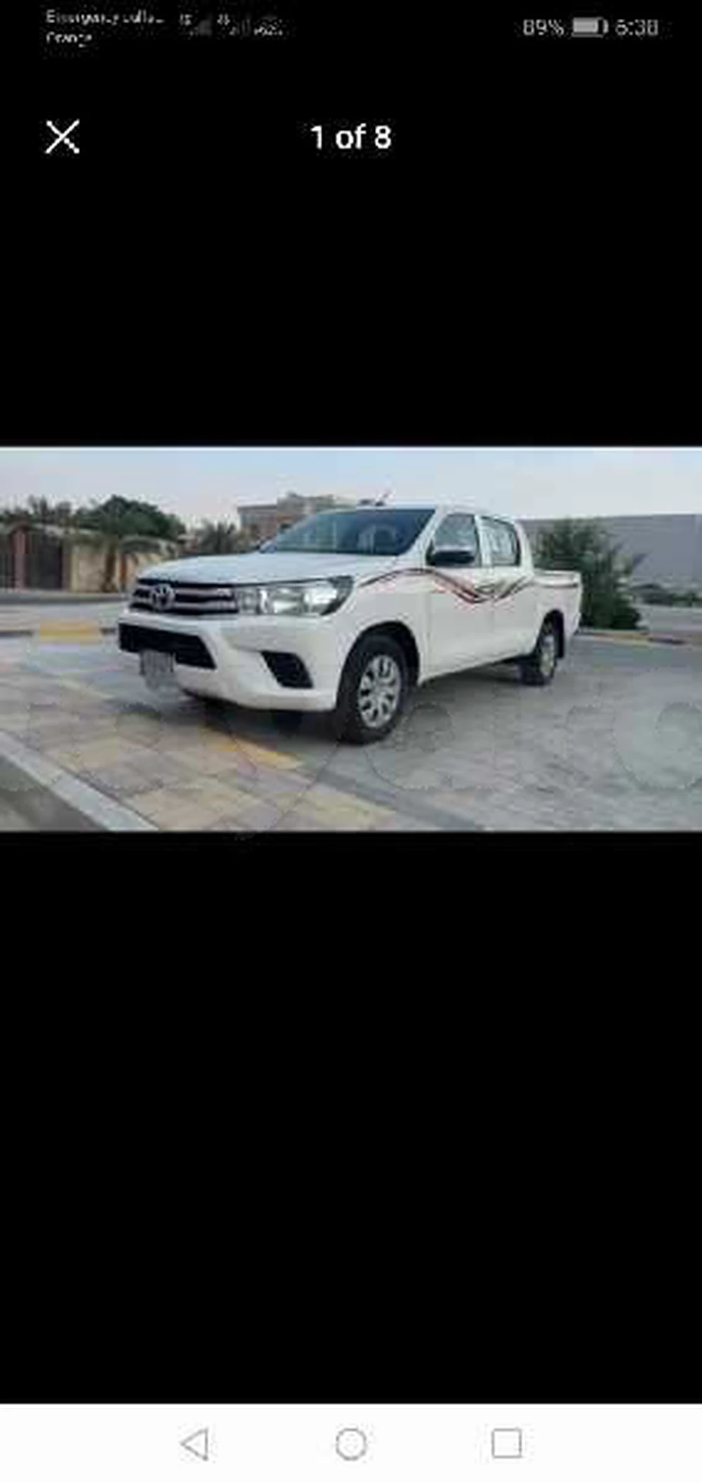 Carte voiture Toyota Hilux