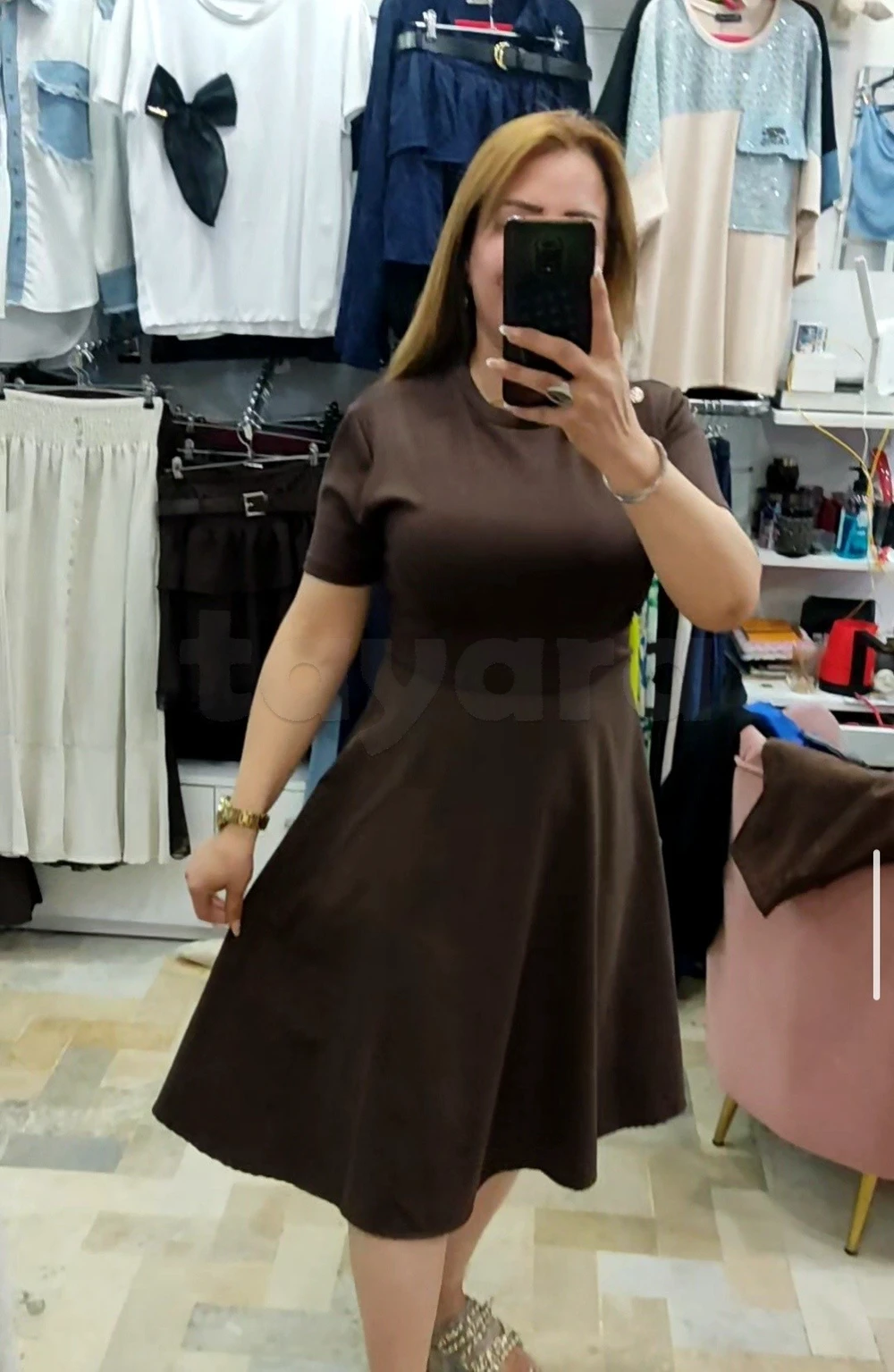 Robe marron