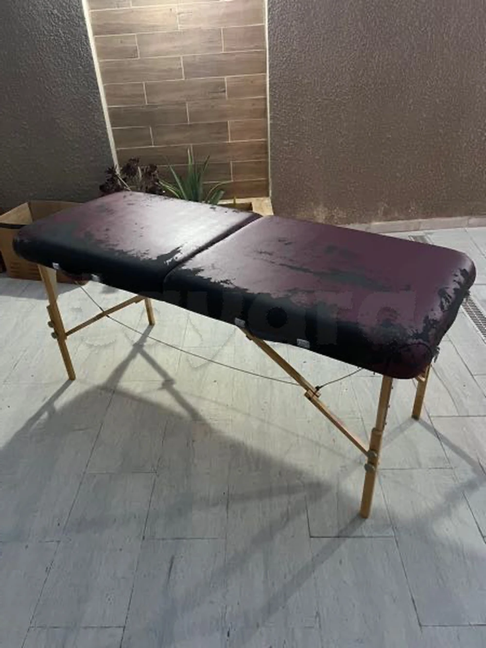 Table de soin pliable