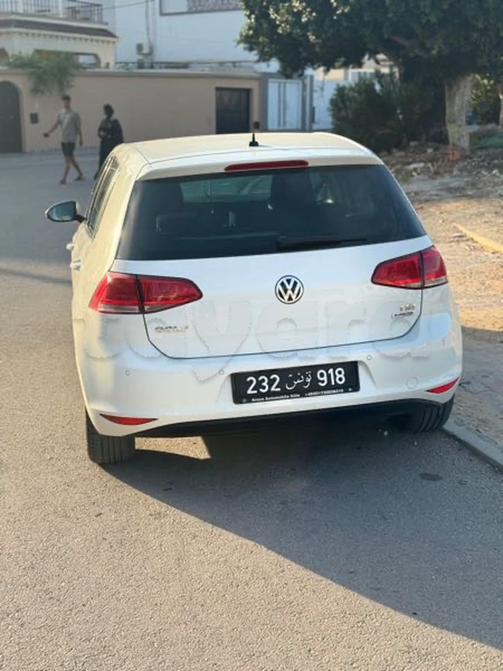 Carte voiture Volkswagen Golf 7