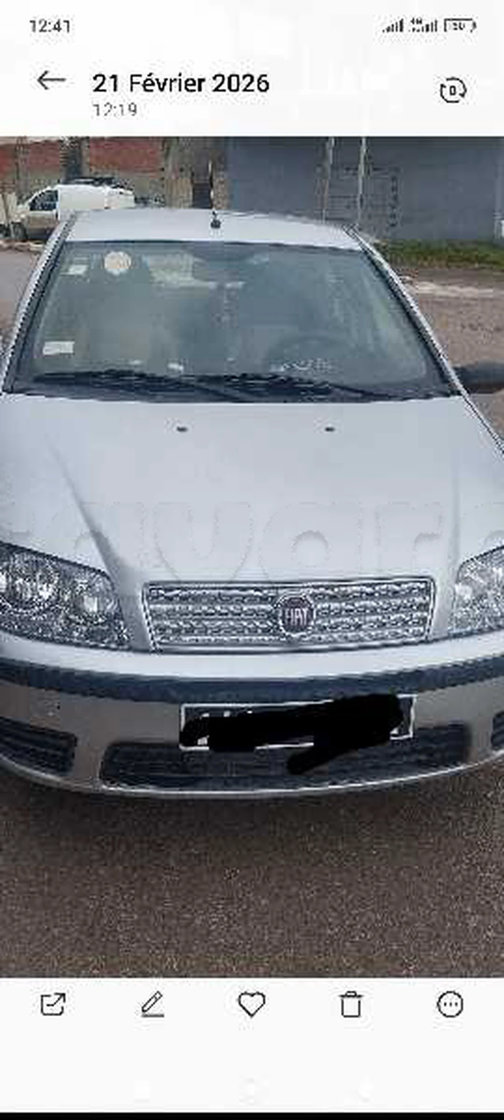 Carte voiture Fiat Punto