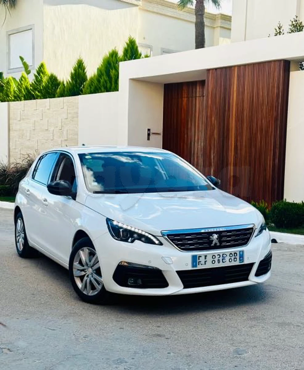 Carte voiture Peugeot 308