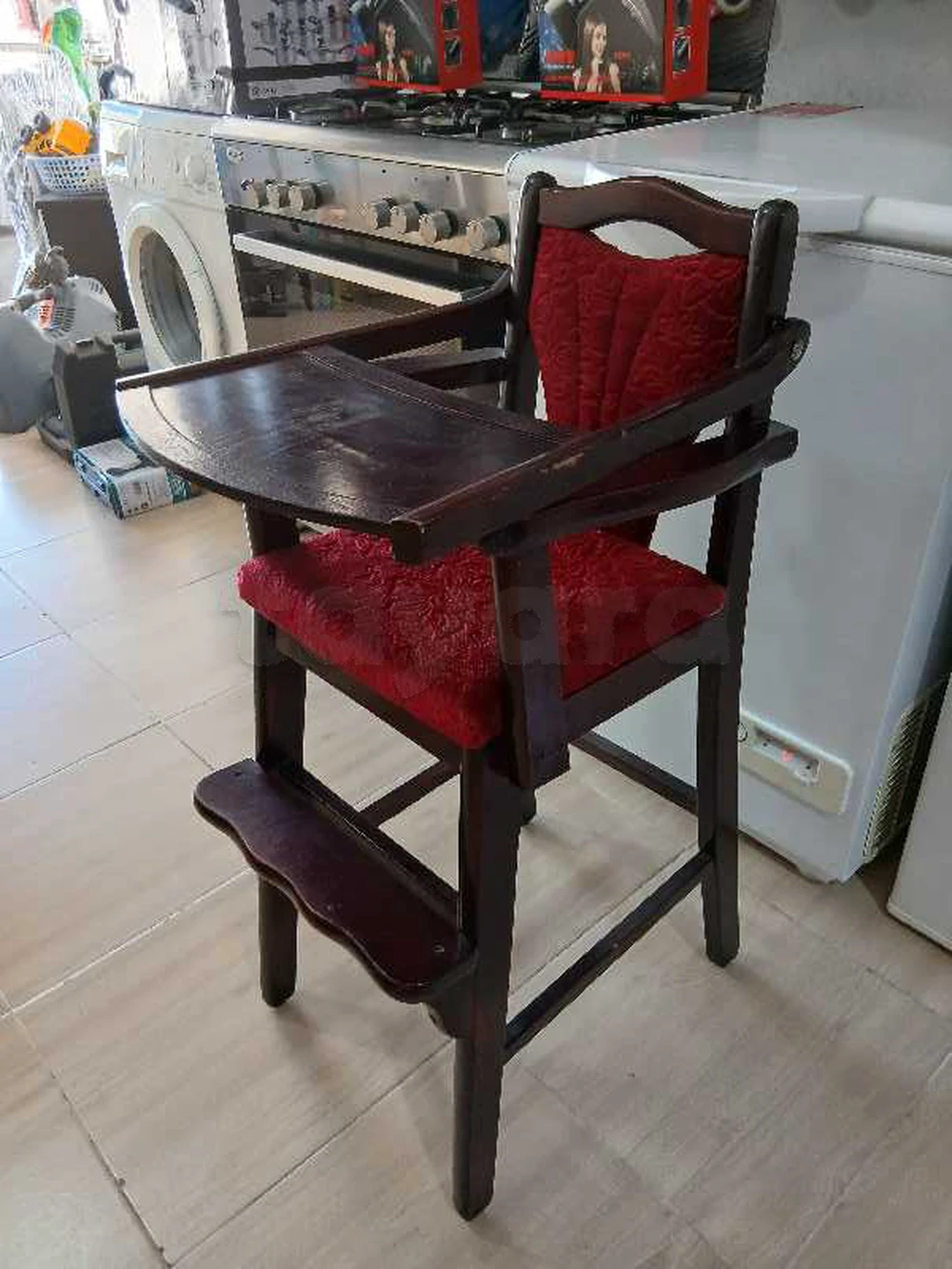 chaise haute Bébé en Bois importé