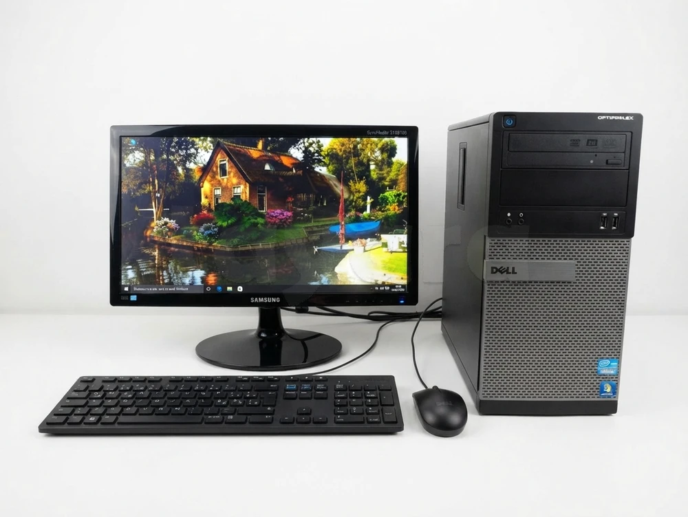 PC Bureau Dell OptiPlex 390 – Intel i3 2nd Gen / 8 Go RAM / Écran Samsung