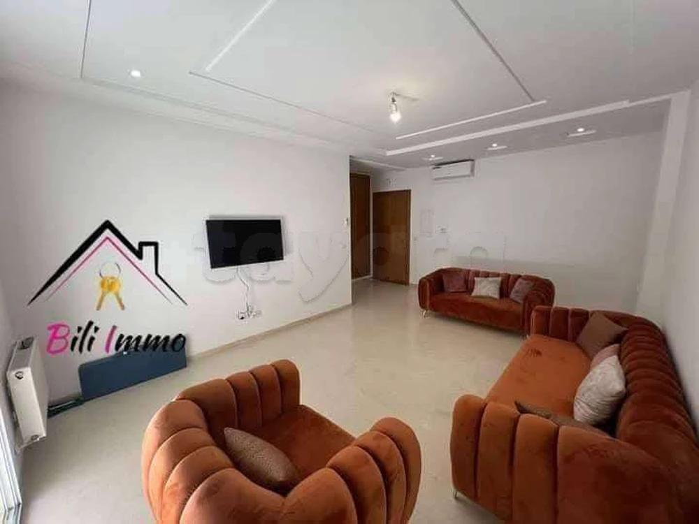 Un appartement s+2 rdc avec une grande terrasse à sahloul