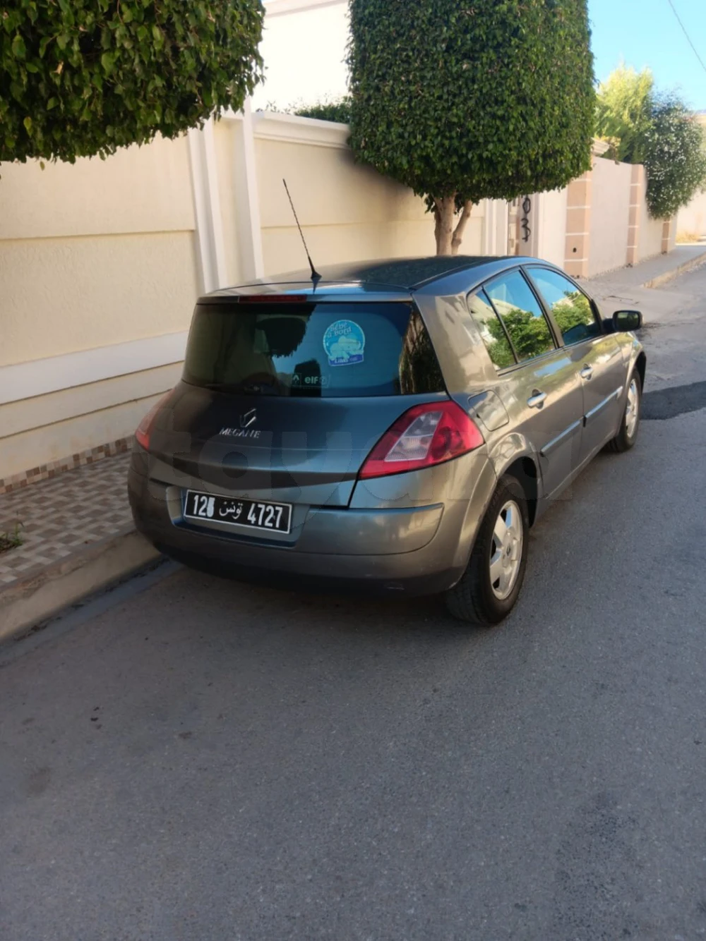 Carte voiture Renault Megane