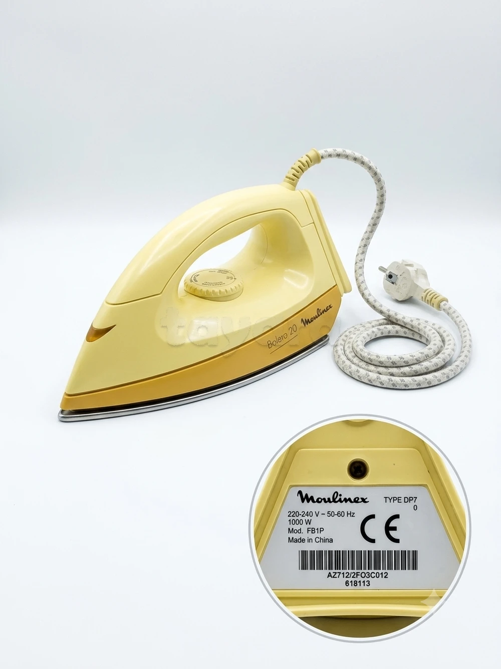 Fer à repasser Moulinex Original (1000W) - Robuste et très bon état