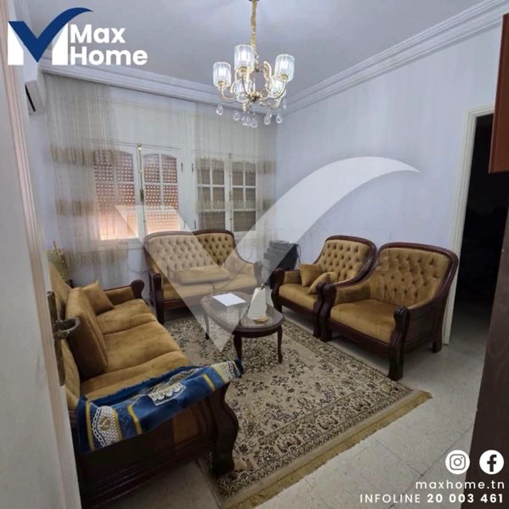À VENDRE UN APPARTEMENT S+2 À TUNIS CENTRE VILLE📍