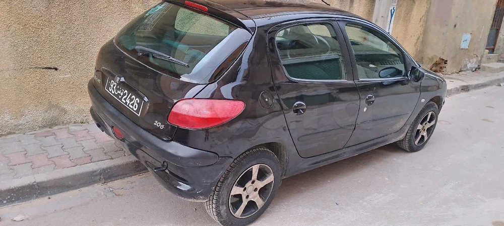 Carte voiture Peugeot 206