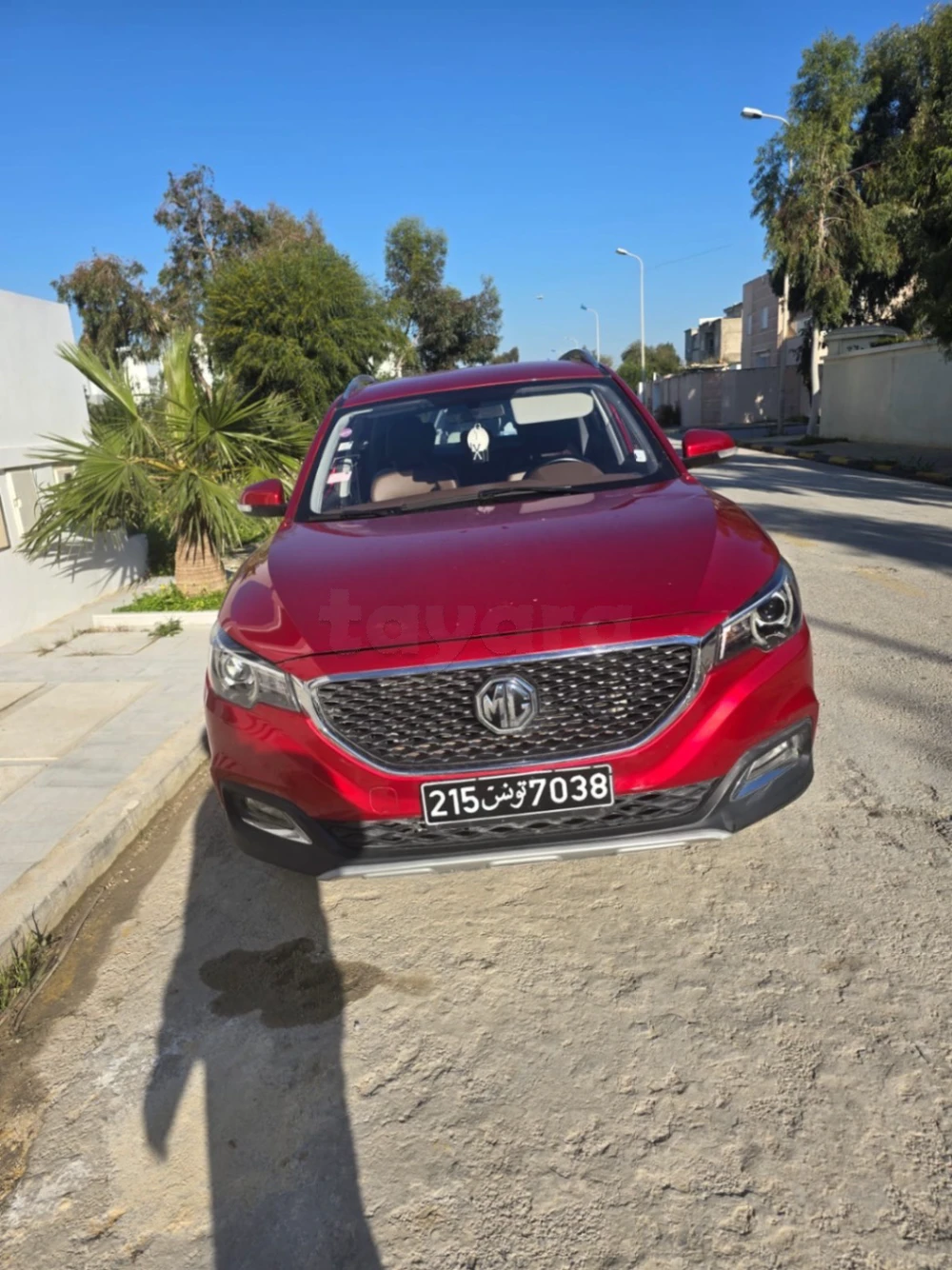 Carte voiture MG ZS