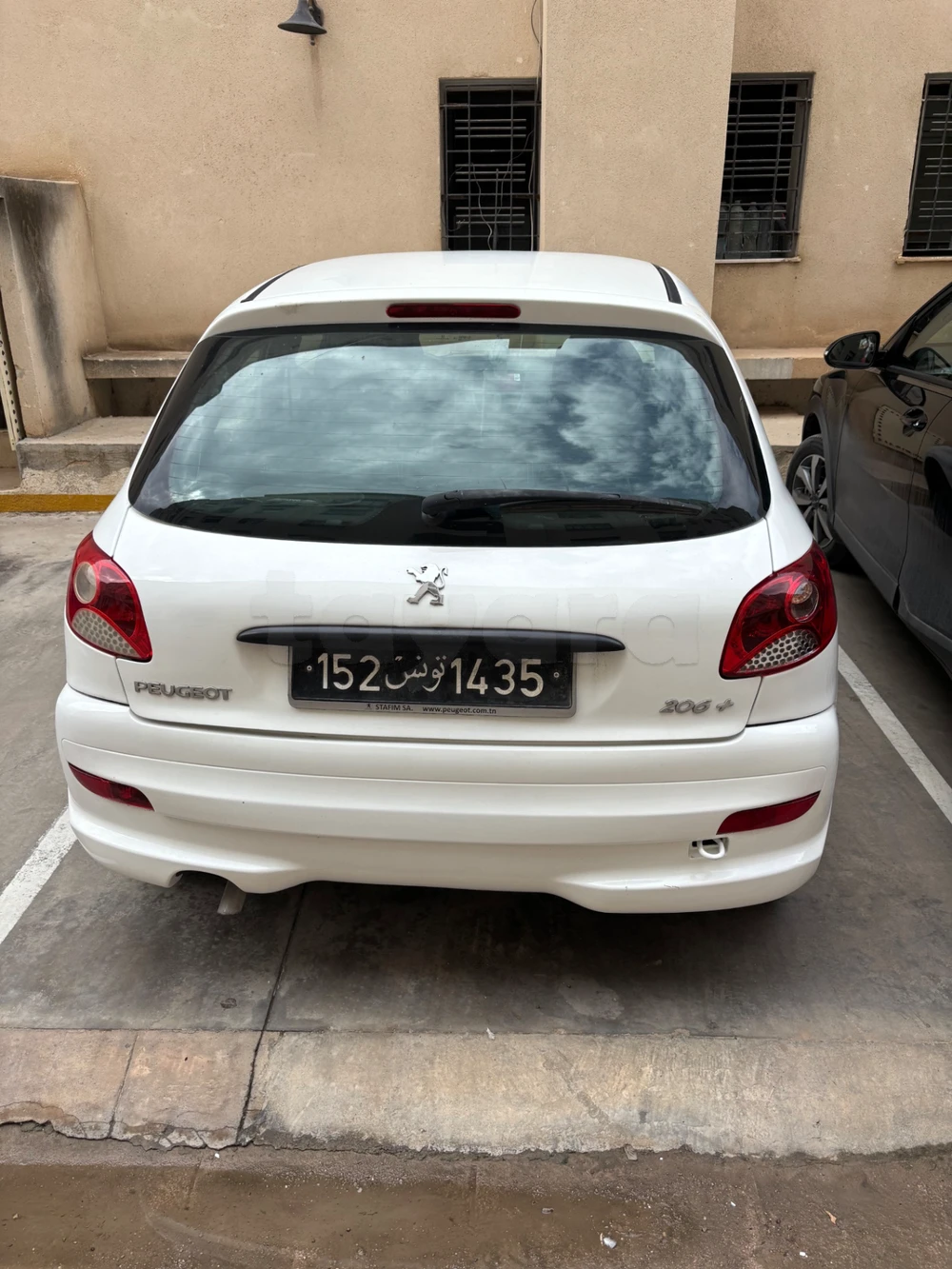 Carte voiture Peugeot 206+