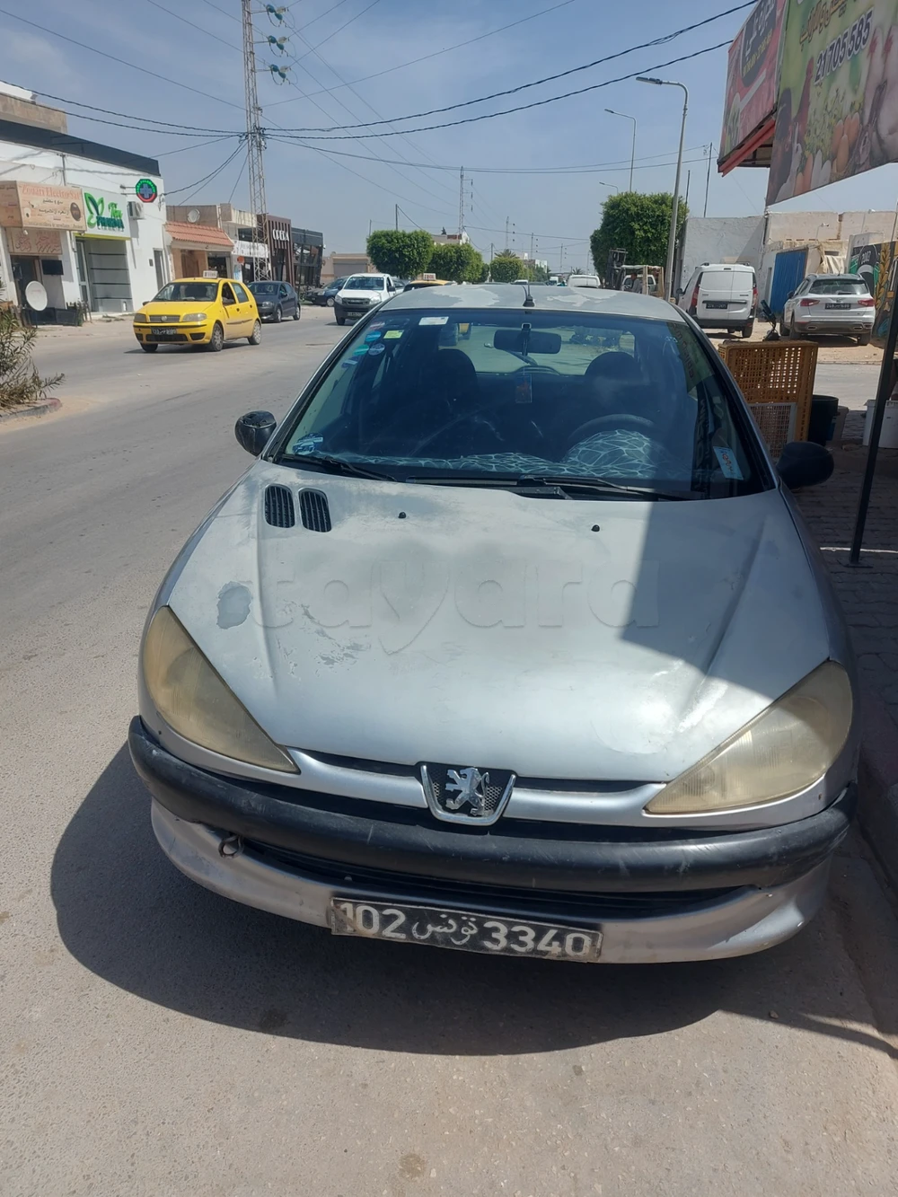 Carte voiture Peugeot 206