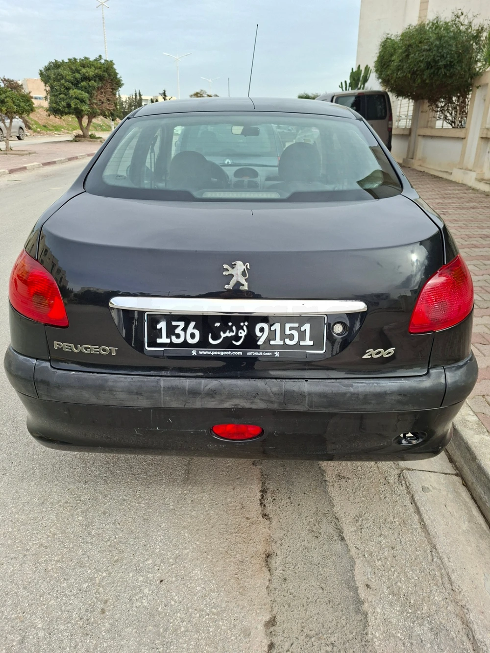 Carte voiture Peugeot 206