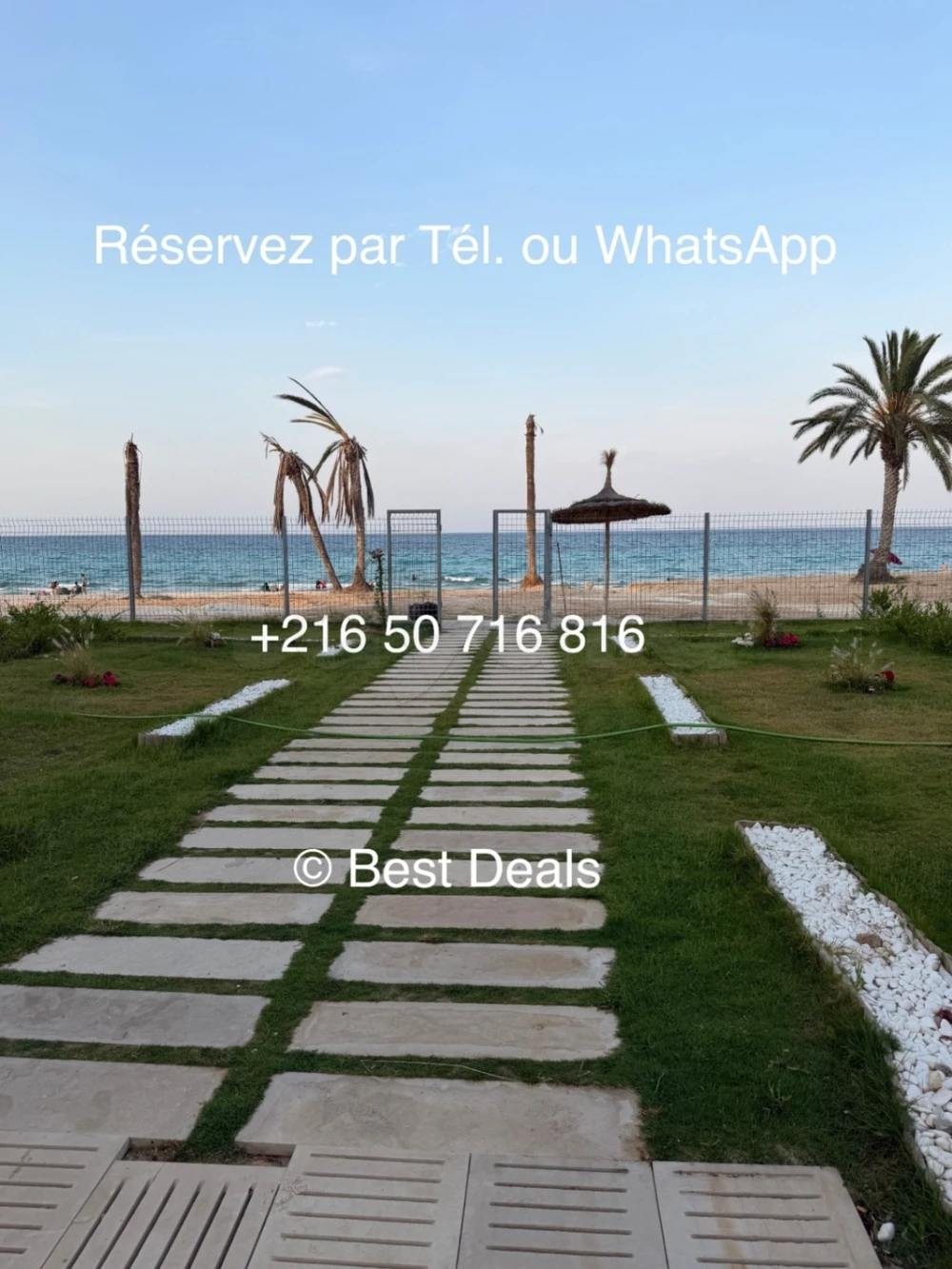 À louer directement avec propriétaire par nuitée ou par semaine– S+1 Haut Standing pieds dans l’eau à Chott Meriem, Sousse – další