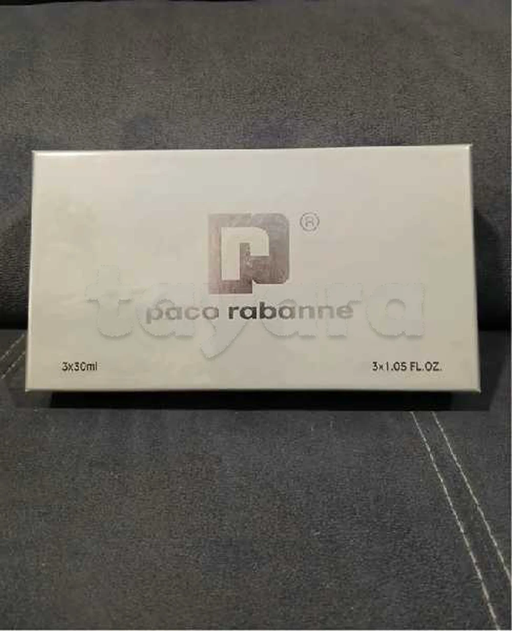 Coffret parfum homme - Paco Rabanne Invictus 3x30ml