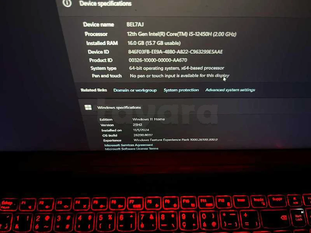 pc lenovo idea pad 3