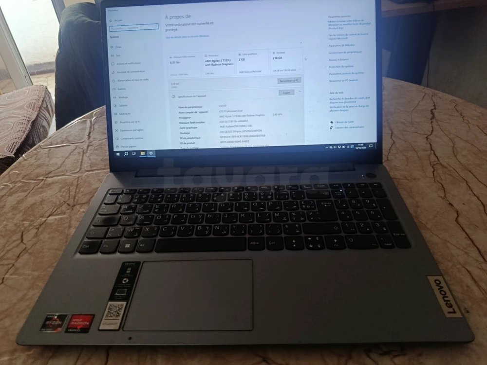 Pc portable lenovo ideapad slim 3 (15",8)